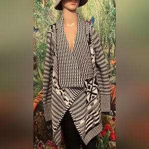 Debbie Morgan Monochrome Knit Cardigan